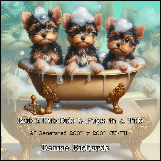 Rub-a-Dub-Dub 3 Pups