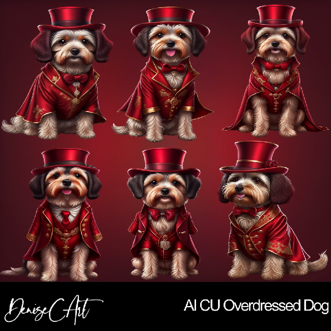 AI CU Overdressed Dogs