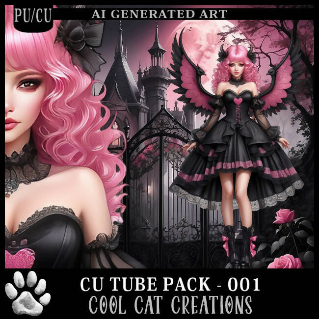 CU TUBE PACK 001 by Cool Cat Creations
