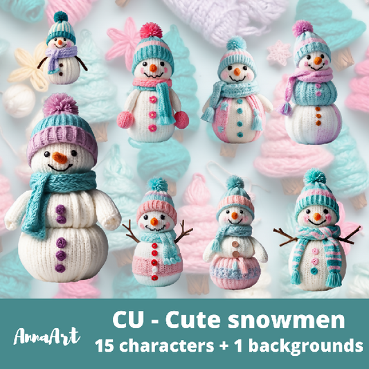 CU - Cute snowmen