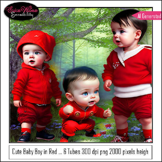EW AI Baby Boy in red