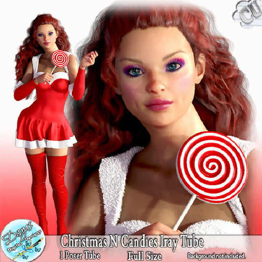 CHRISTMAS AND CANDIES IRAY POSER TUBE CU - Disyas