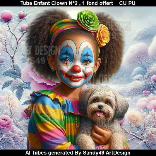 Tube Enfant Clown N°2