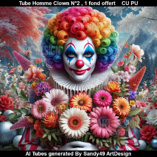 Tube Homme Clown N°2