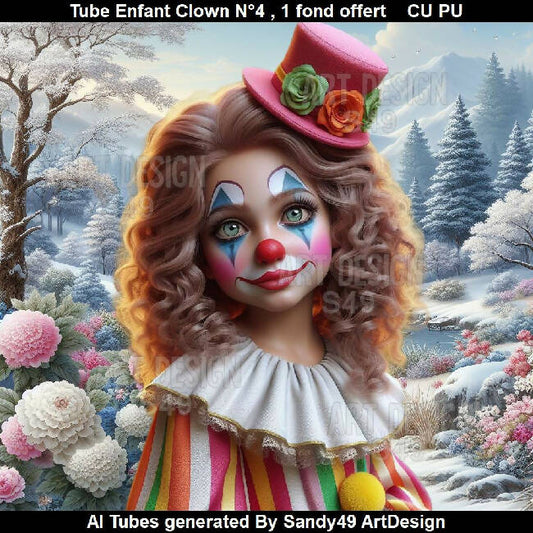 Tube Enfant Clown N°4