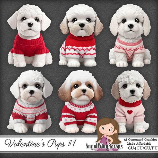 AI - CU4CU - Valentine's Pups #1